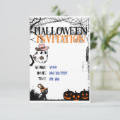 Halloween-Einladung 03 (Stehend Vorderseite)