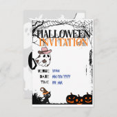 Halloween-Einladung 03 (Vorne/Hinten)