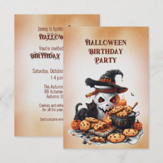 Halloween Einladung 8 Jahre alt