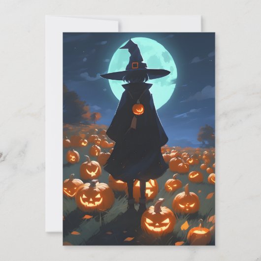 Halloween-Einladung Einladung (Rückseite)