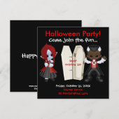 Halloween-Einladung Einladung (Vorne/Hinten)