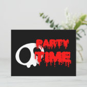 Halloween-Einladung Einladung (Stehend Vorderseite)