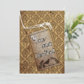 Halloween-Einladung Einladung (Stehend Vorderseite)