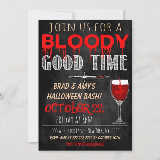 Halloween-Einladung Einladung (Vorderseite)