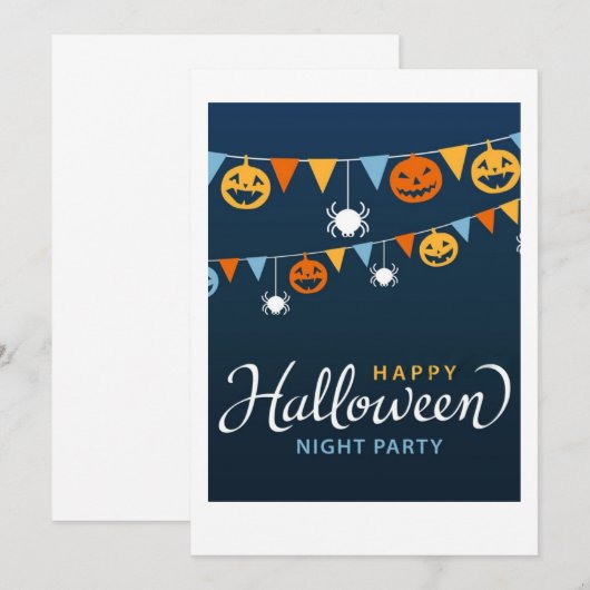 Halloween-Einladung Einladung (Vorne/Hinten)