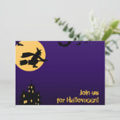 Halloween-Einladung Einladung (Stehend Vorderseite)