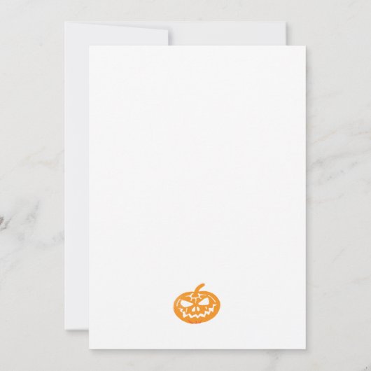 Halloween-Einladung Einladung (Rückseite)