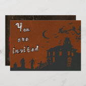 Halloween-Einladung Einladung (Vorne/Hinten)