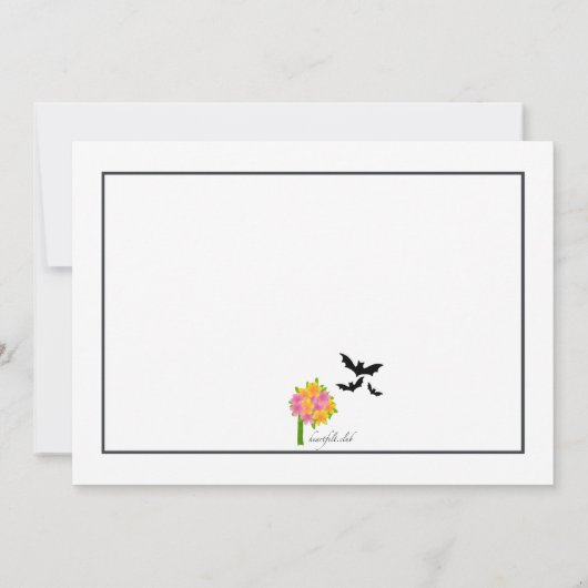 Halloween-Einladung Einladung (Rückseite)