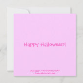 Halloween-Einladung Einladung (Rückseite)