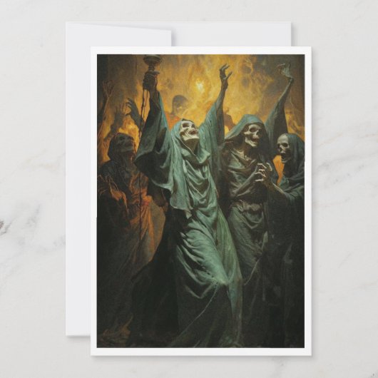 Halloween-Einladung Einladung (Vorderseite)