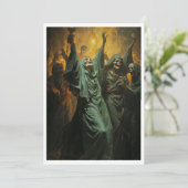 Halloween-Einladung Einladung (Stehend Vorderseite)