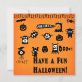 Halloween-Einladung Einladung (Vorderseite)