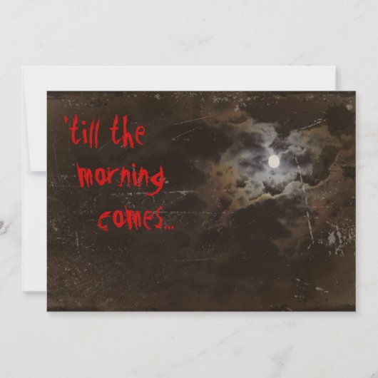 Halloween-Einladung Einladung (Vorderseite)