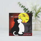 Halloween-Einladung Einladung (Stehend Vorderseite)