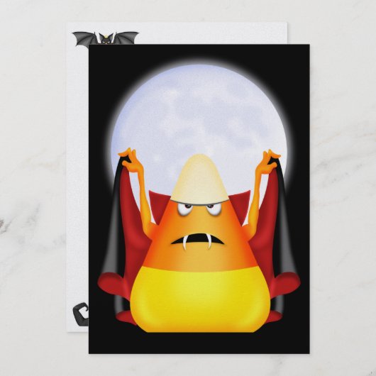 Halloween-Einladung Einladung (Vorne/Hinten)