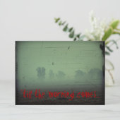 Halloween-Einladung Einladung (Stehend Vorderseite)