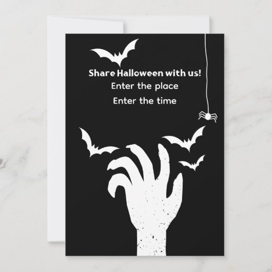 Halloween-Einladung Einladung (Vorderseite)