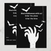 Halloween-Einladung Einladung (Vorne/Hinten)