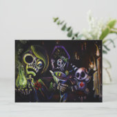 Halloween-Einladung Einladung (Stehend Vorderseite)