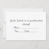 Halloween-Einladung Einladung (Rückseite)