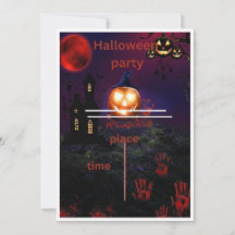 Halloween-Einladung