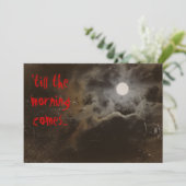 Halloween-Einladung Einladung (Stehend Vorderseite)