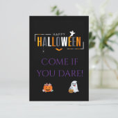 Halloween-Einladung Einladung (Stehend Vorderseite)