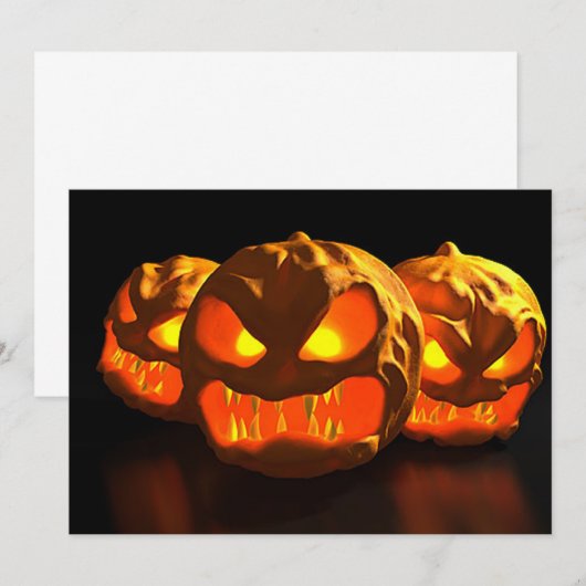 Halloween-Einladung Einladung (Vorne/Hinten)