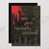 Halloween-Einladung Einladung (Vorne/Hinten)