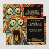 Halloween-Einladung Einladung (Vorne/Hinten)