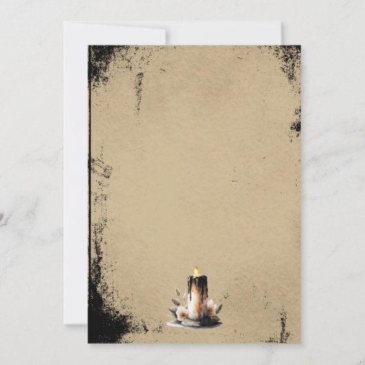 Halloween-Einladung Einladung (Rückseite)