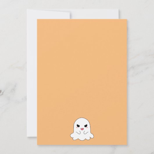 Halloween-Einladung Einladung (Rückseite)