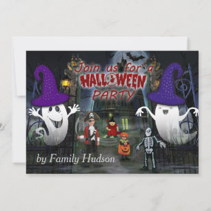 Halloween-Einladung für Kinder Einladung