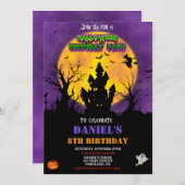 Halloween Einladung Kinderkostüm Party (Vorne/Hinten)