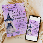 Halloween Einladung Kostüm Party Hexe