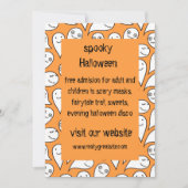 Halloween-Einladung mit Geist Einladung (Vorderseite)