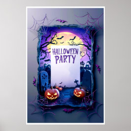 Halloween-Einladung Poster