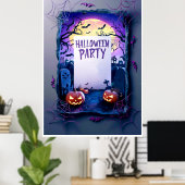 Halloween-Einladung Poster (Heimbüro)