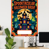 Halloween-Einladung Poster (Heimbüro)