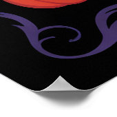 Halloween-Einladung Poster (Ecke)