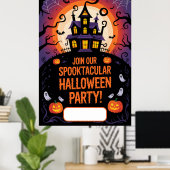 Halloween-Einladung Poster (Heimbüro)