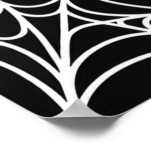 Halloween-Einladung Poster (Ecke)