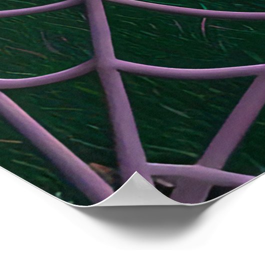 Halloween-Einladung Poster (Ecke)