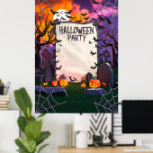 Halloween-Einladung Poster (Heimbüro)