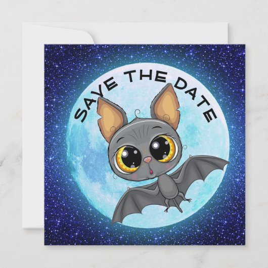 Halloween-Einladung Save The Date (Vorderseite)