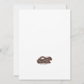 Halloween Einladung Spooky Cat (Rückseite)