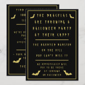 Halloween Einladung von Poet Adiela Akoo entworfen (Vorne/Hinten)