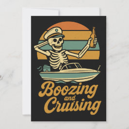 Halloween-Einladung zur Schifffahrt Einladung