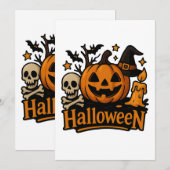 Halloween-Einladungen Einladung (Vorne/Hinten)